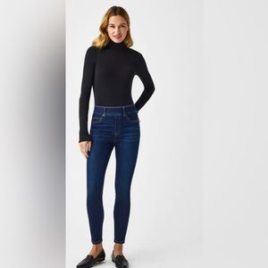 NWT Spanx Ankle Skinny Jeans, petite XS, midnight shade